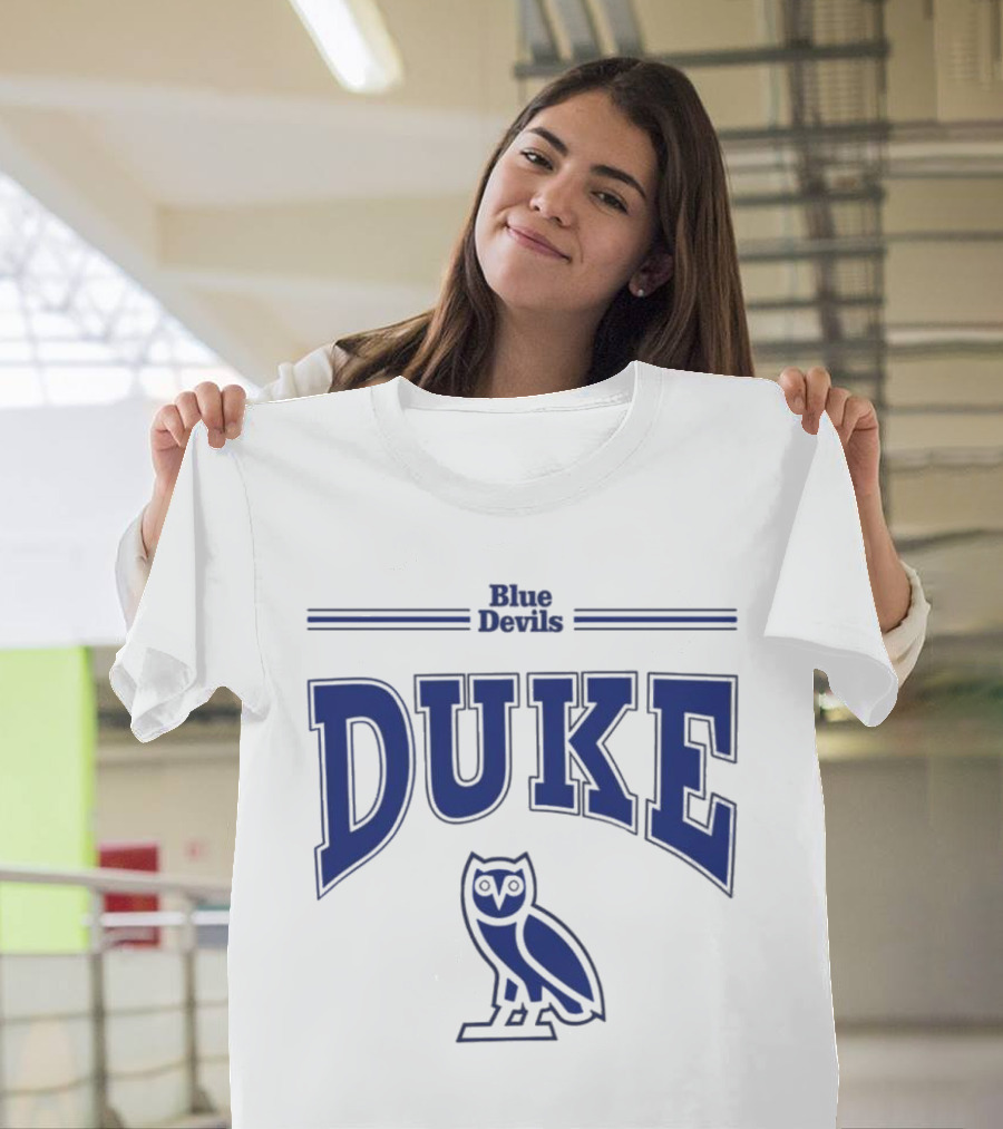 Jayson Tatum Ovo Duke Blue Devils Owl T-Shirt