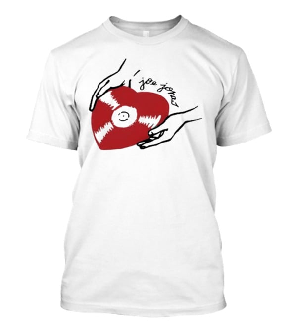 Joe Jonas Vinyl Heart Record T-Shirt