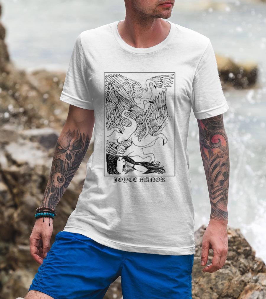 Joyce Manor Turtle Goose Girl Peaceful Interaction T-Shirt