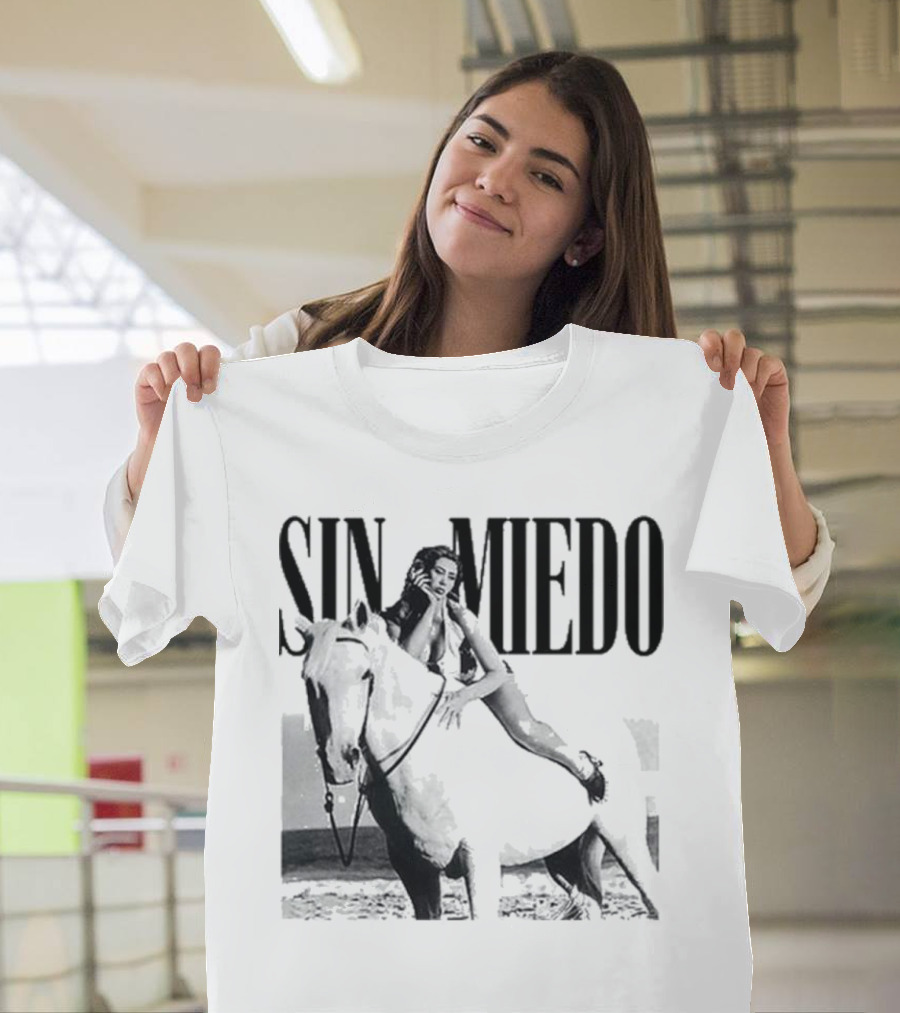 Kali Uchis Sin Miedo Equestrian Horseback Riding Vintage Style T-Shirt