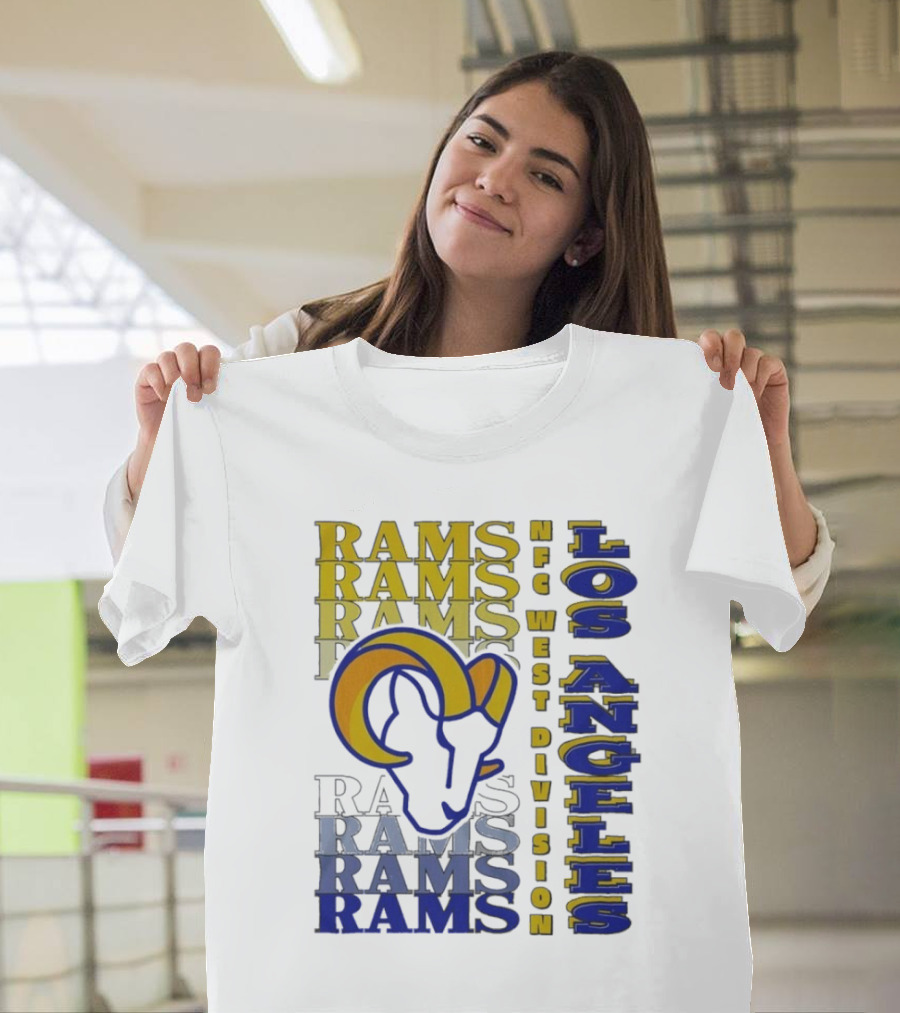 Rams Los Angeles NFC West Division T-Shirt