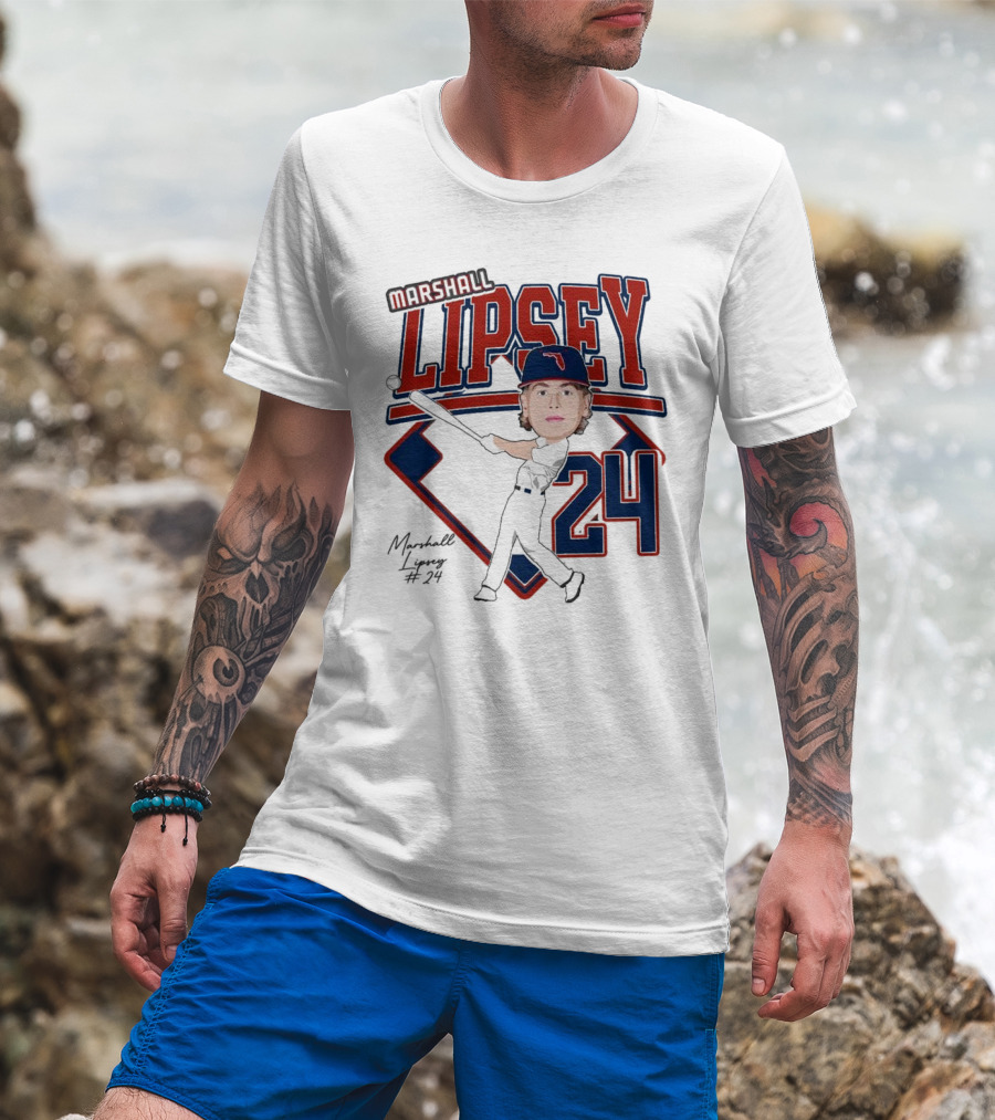 Marshall Lipsey 24 Baseball 2025 M. Reshold T-Shirt