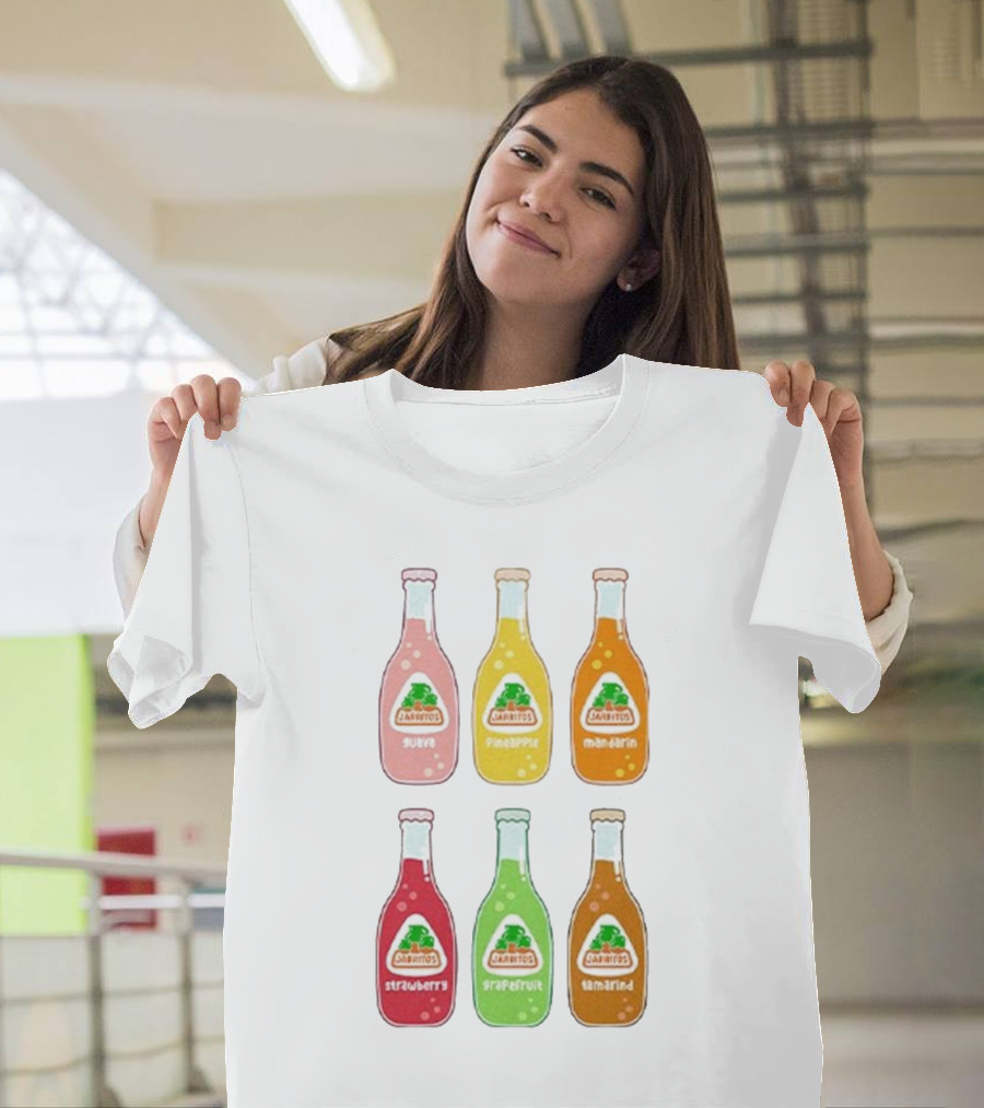 Jarritos Soda Bottle Guava Pineapple Mandarin Strawberry Grapefruit Tamarind T-Shirt