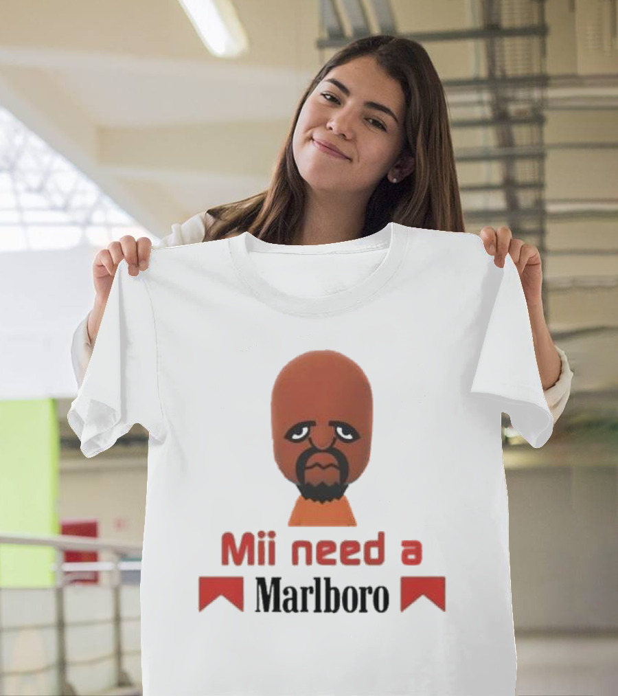 Mii Need A Marlboro Nintendo Parody T-Shirt