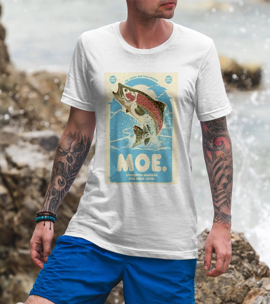 3rd Annual Moe.Tana Weekend Livingston Montana Pine Creek Lodge July 11-12 2025 T-Shirt