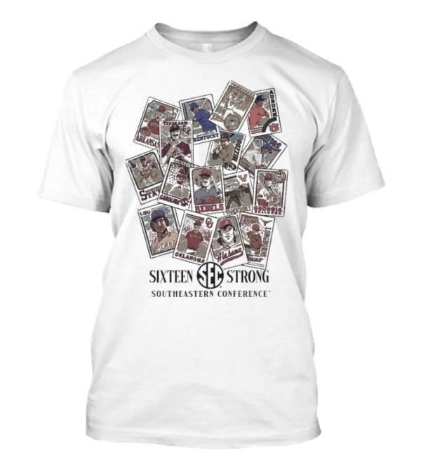 Sister Strong Southeastern Conference Vintage Baseball Cards T-Shirt