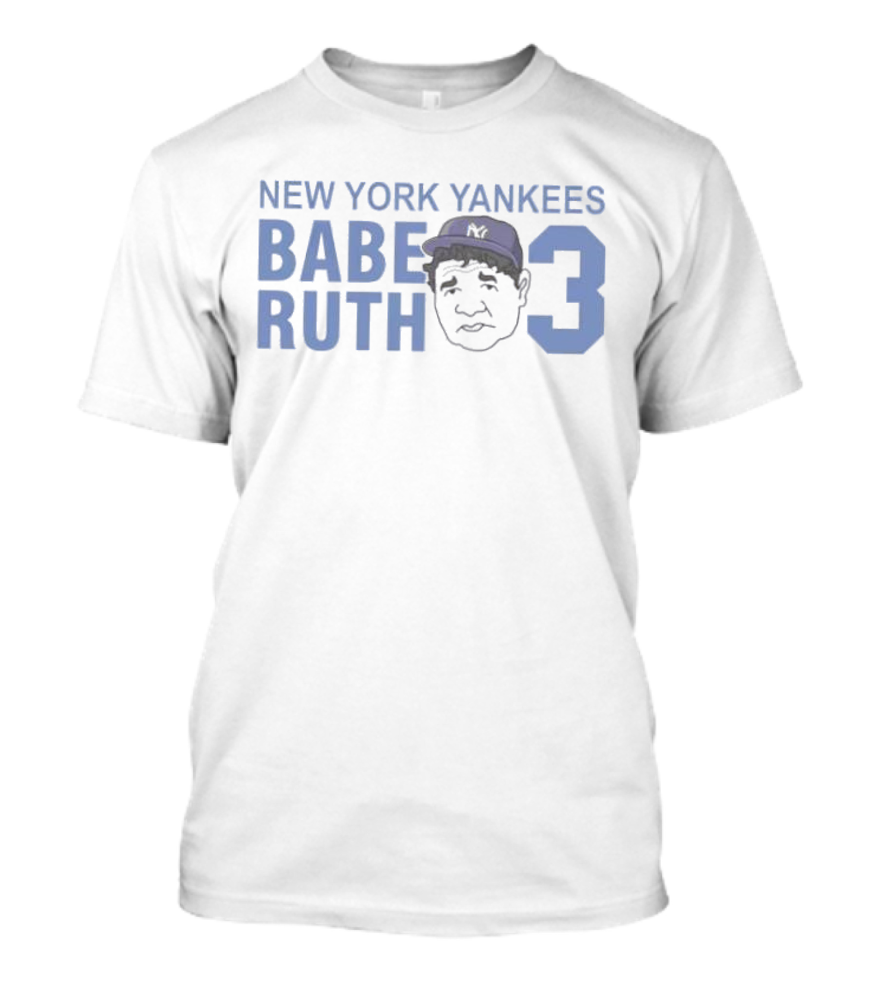 New York Yankees Babe Ruth 3 Vintage Baseball Legend T-Shirt