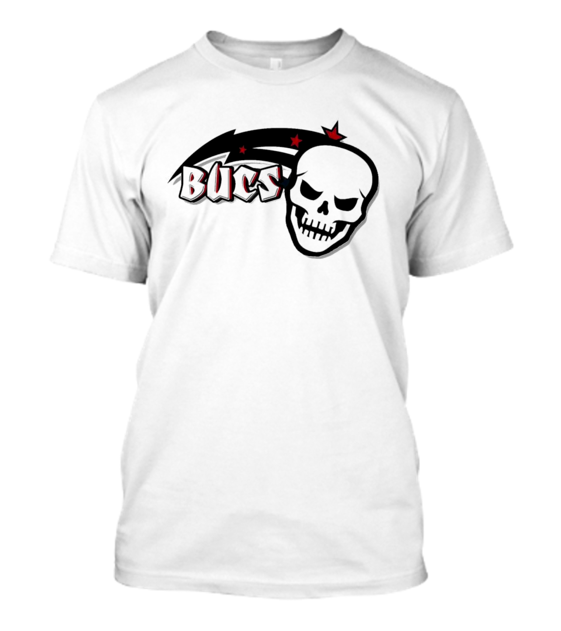 NFL NBA Tampa Bay Buccaneers Orlando Magic Stars Red Blue T-Shirt