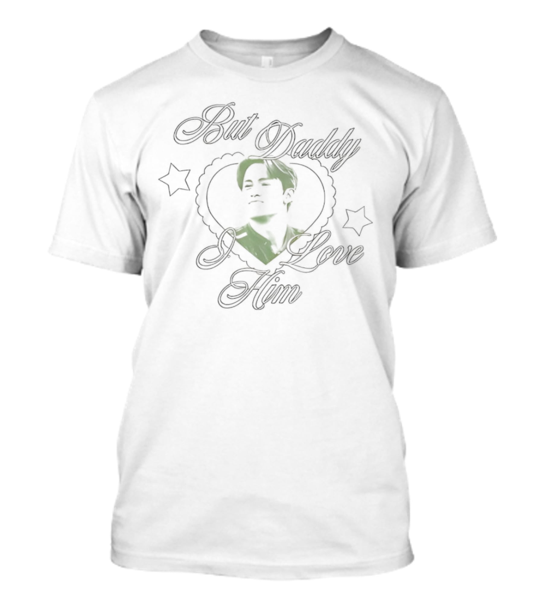 "Nick Connor But Daddy I Love Him Heart Stars" T-Shirt