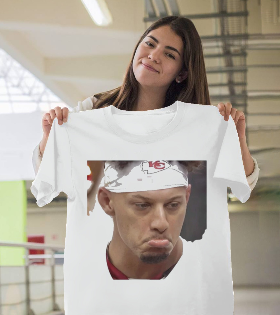 Super Sad Pat Mahomes Headband KC T-Shirt