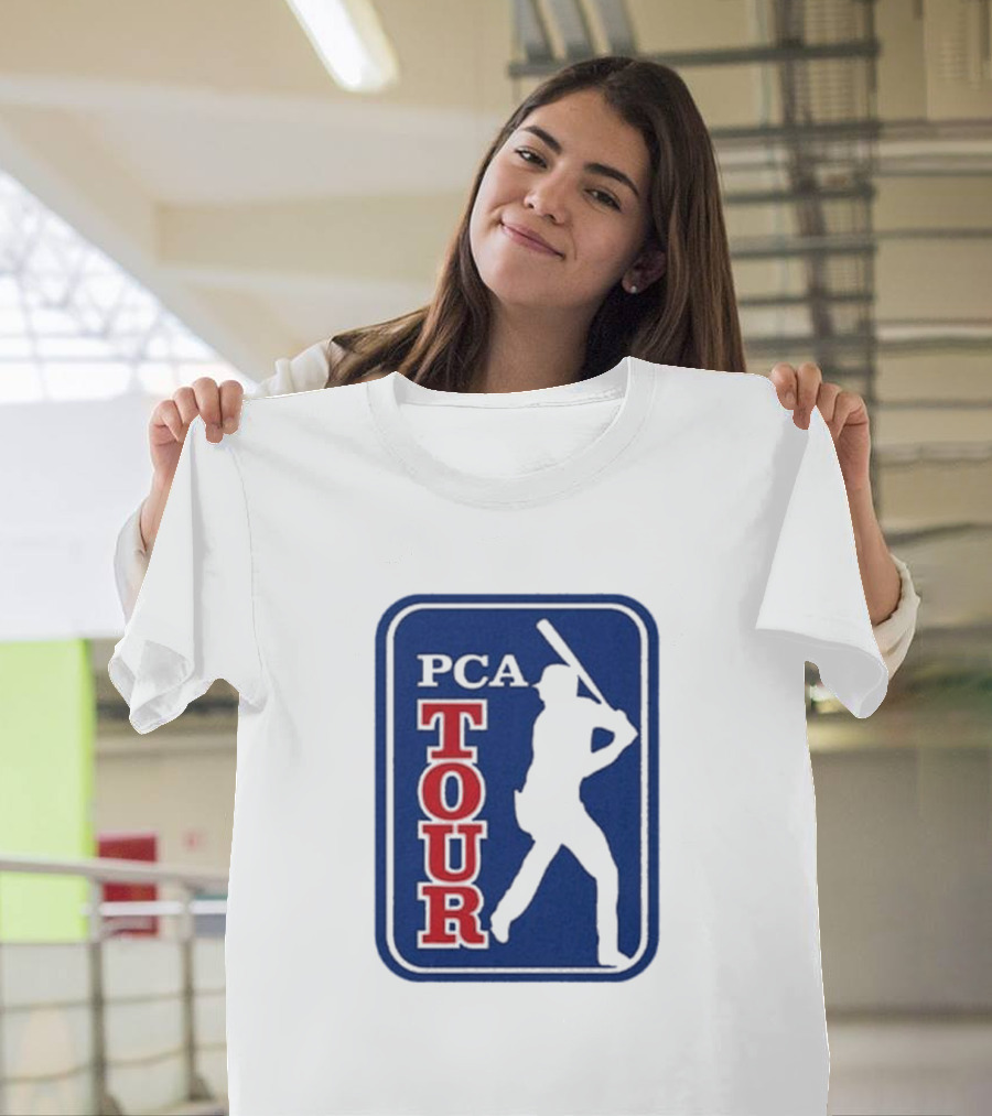 PCA Tour Pete Crow-Armstrong Baseball Player Silhouette T-Shirt