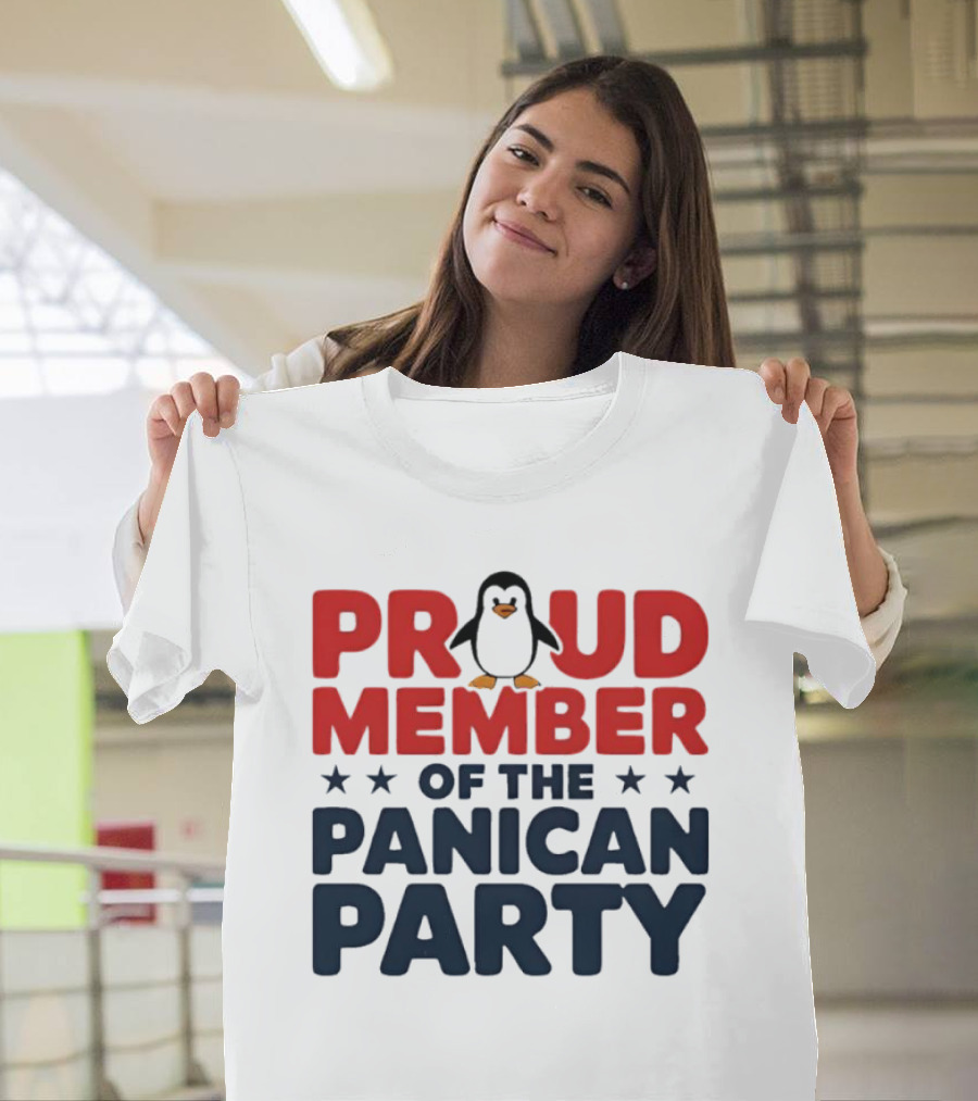 Proud Member Of The Panican Party Penguin T-Shirt