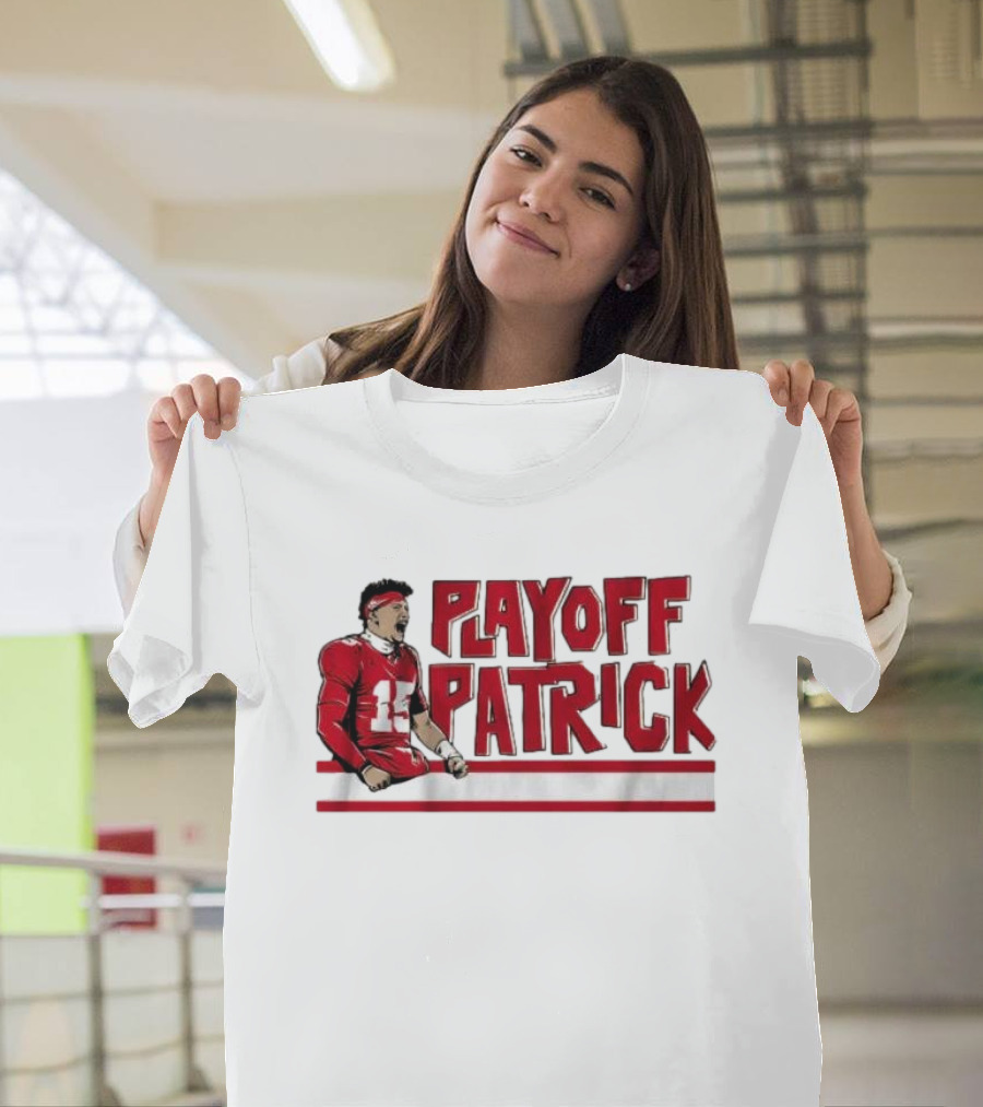 Playoff Patrick Mahomes Kansas City Chiefs Football Icon Graphic T-Shirt