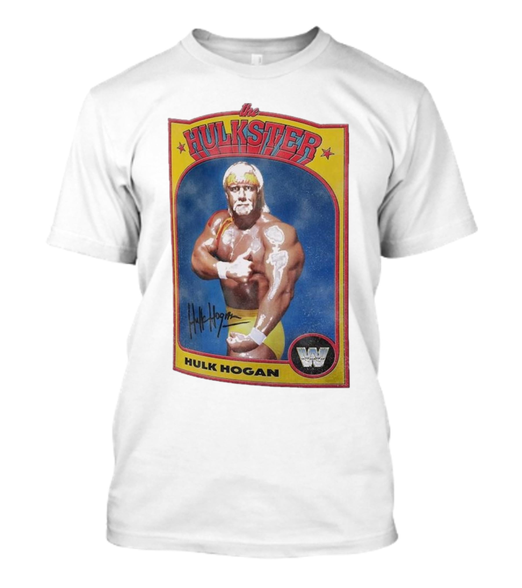 Hulk Hogan The Hulkster Vintage Sports Card Signature WWE 2025 Ripple Junction T-Shirt