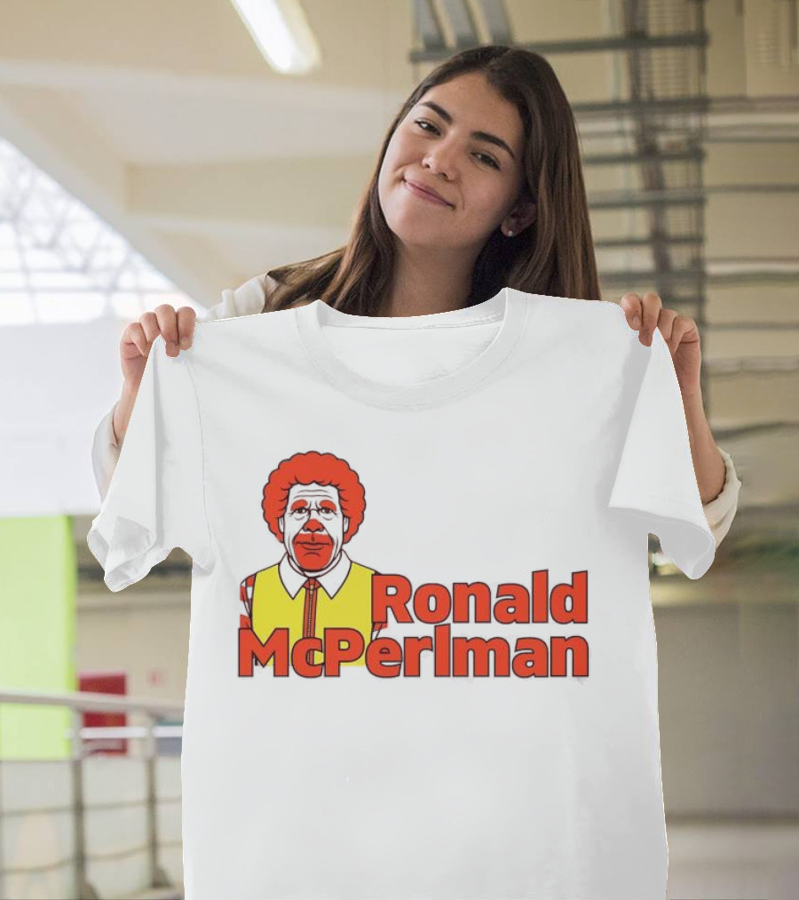 Ronald McPerlman McDonalds And Ron Perlman Crossover T-Shirt