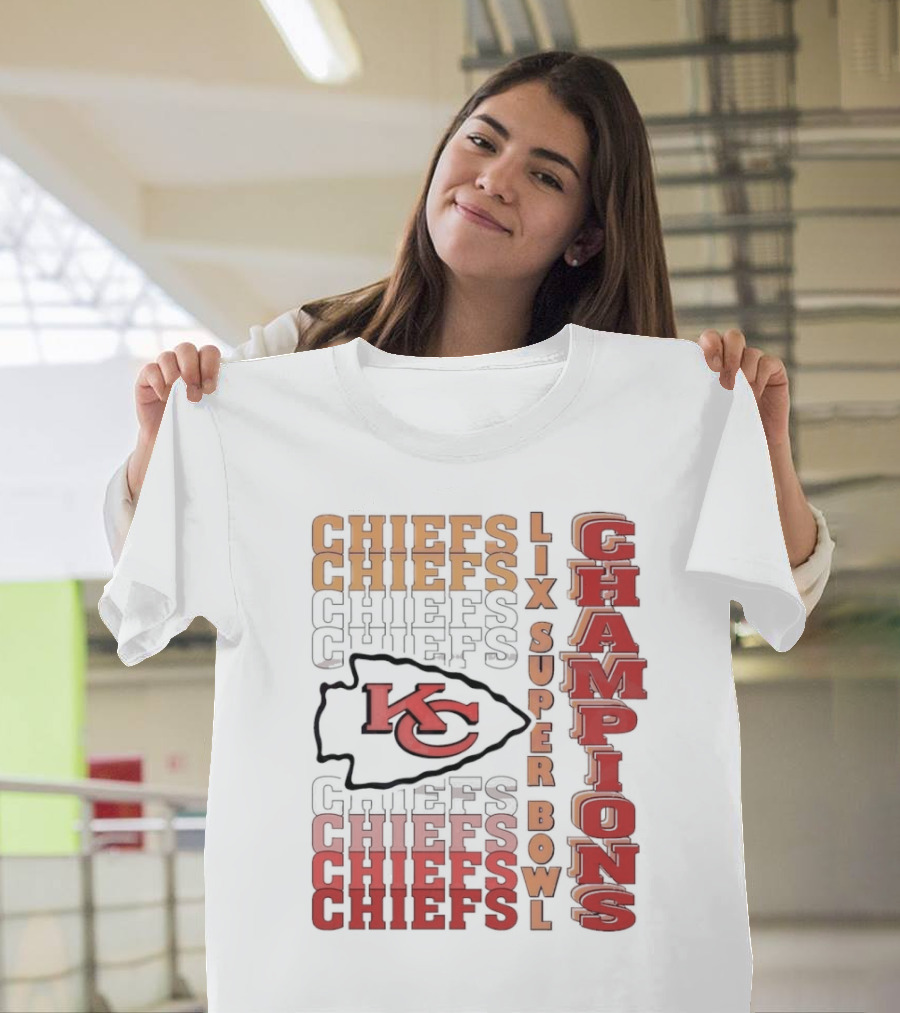 Chiefs Chiefs LIX Super Bowl Champions KC T-Shirt