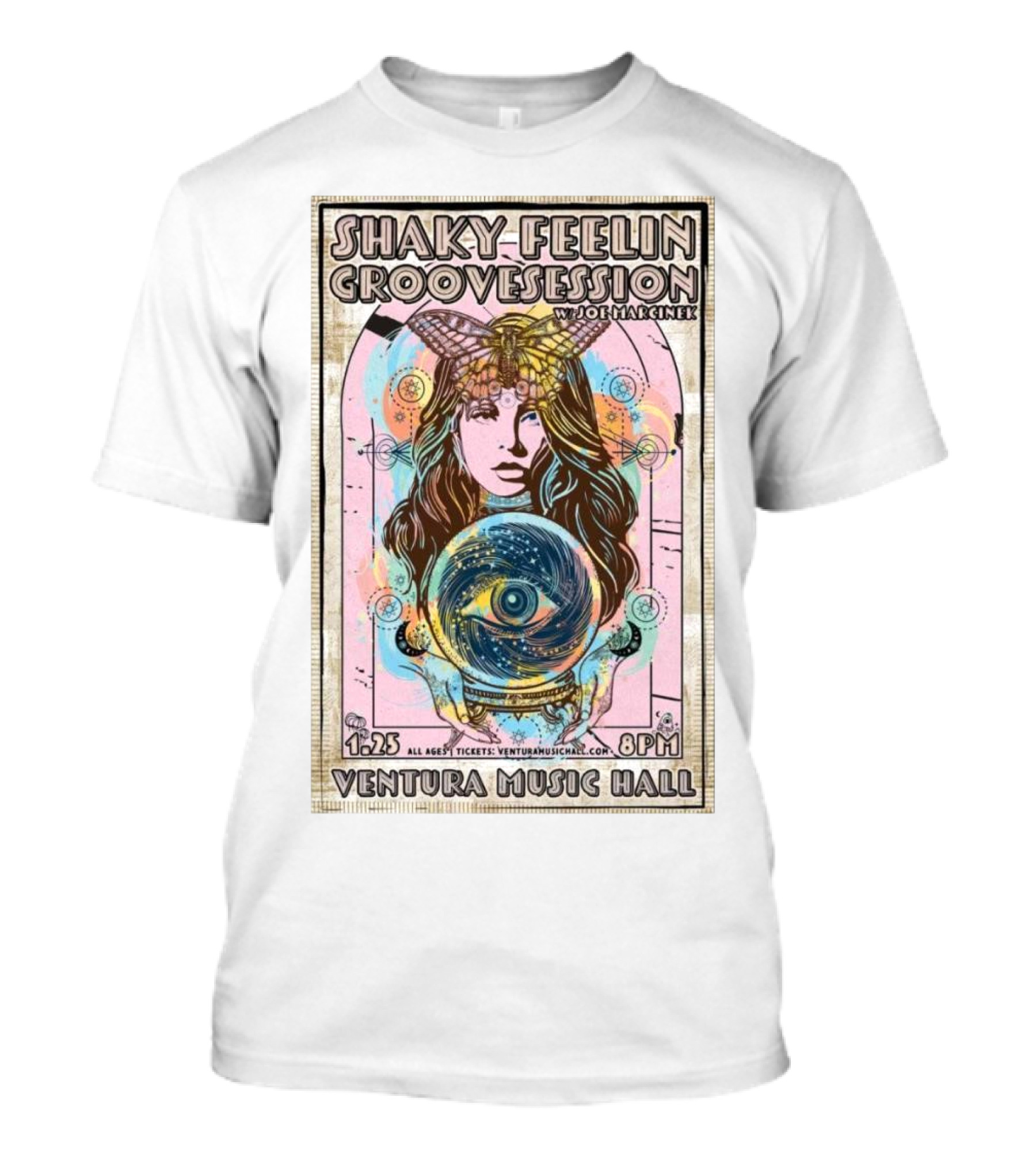 Shaky Feelin Groovession W/ Joe Marcinek Ventura Music Hall 1:25 8PM T-Shirt