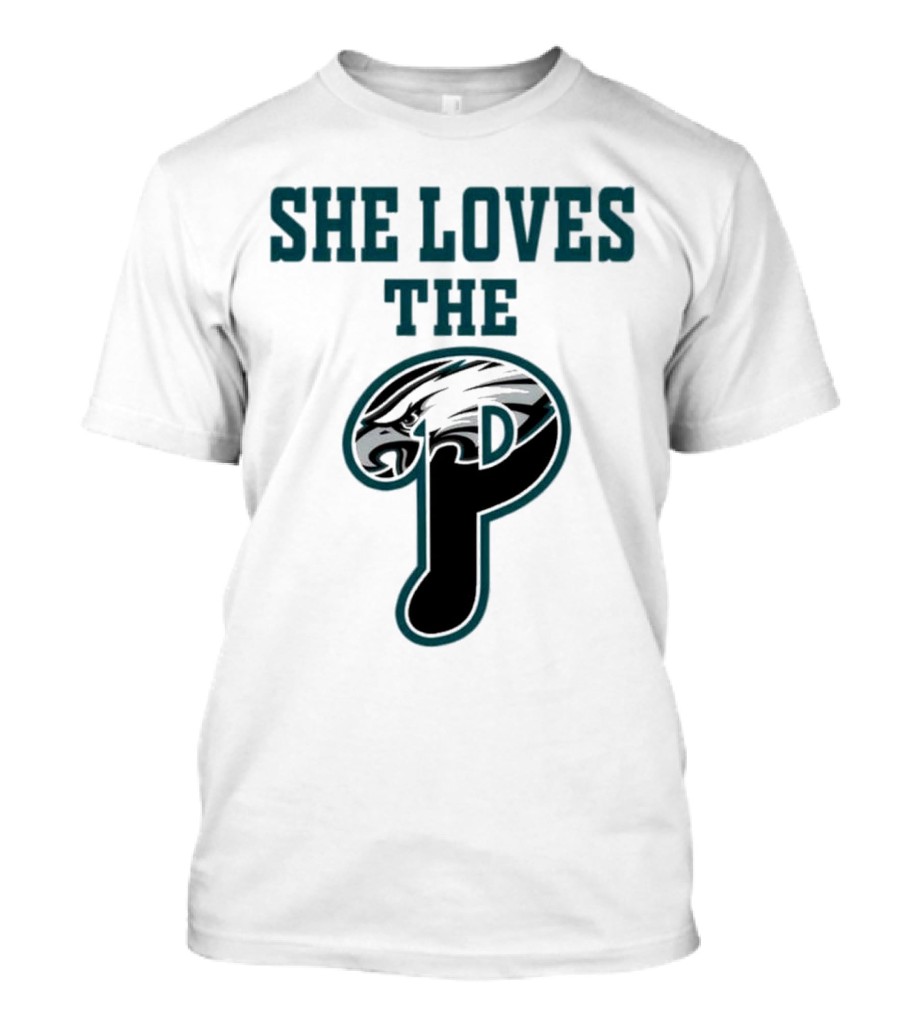 She Loves The Philadelphia Eagles P Birds Football T-Shirt