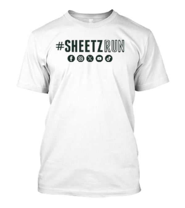 #SHEETZRUN Round Icons Collection T-Shirt