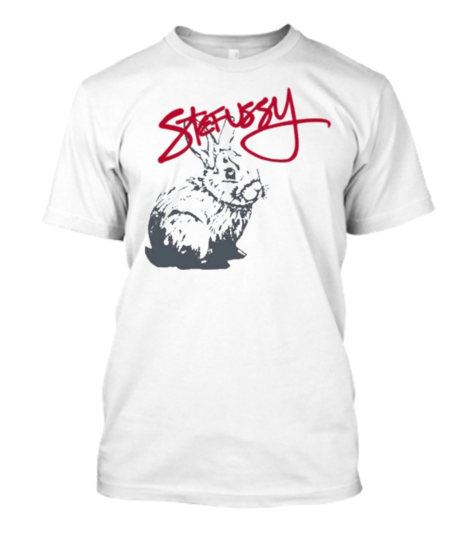 Stefussy Bunny Stussy Graphic T-Shirt