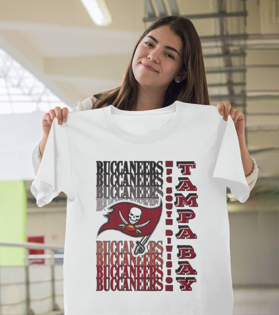 Buccaneers NFC South Division Tampa Bay Football Fan Gear T-Shirt