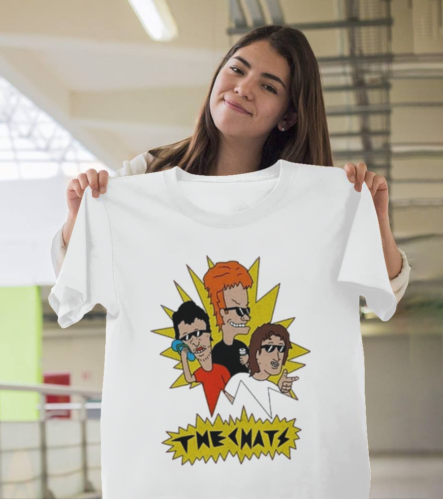 The Chats Buttheads Cartoon Parody Yellow Explosion T-Shirt