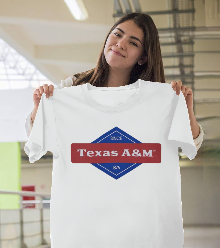 Texas A&M Since 1876 Diamond Logo T-Shirt