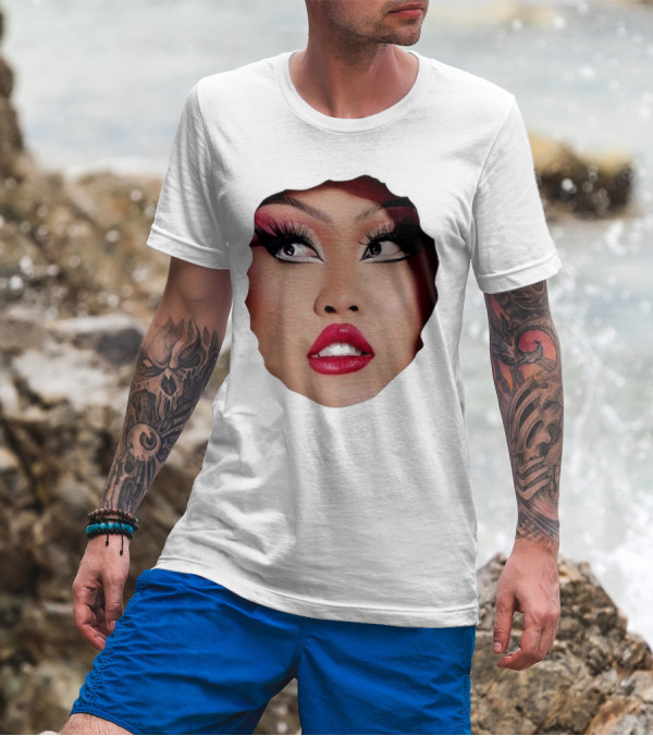 The Joella Dynasty Joella’s Hole Face Art Portrait T-Shirt