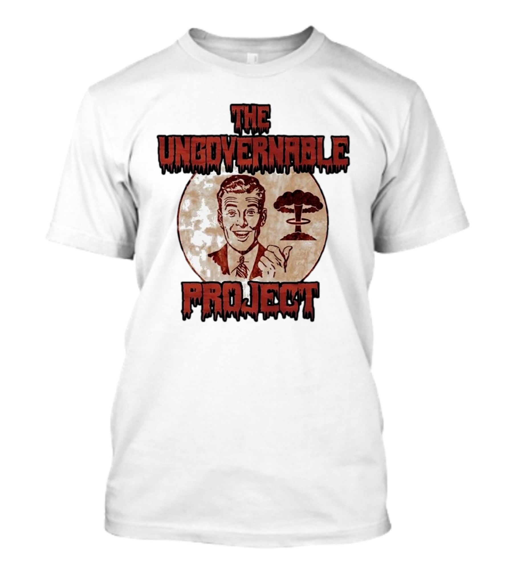 The Ungovernable Project Vintage Cartoon Nuclear Explosion T-Shirt