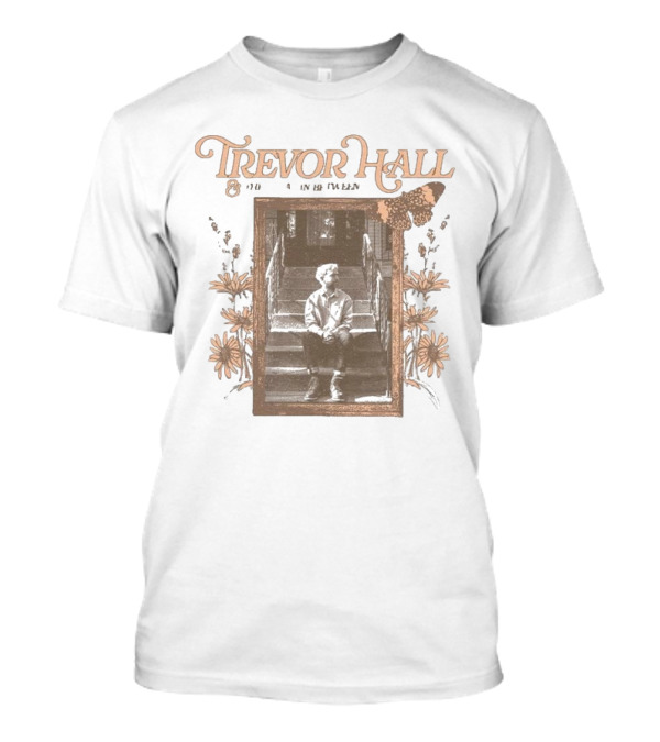 Trevor Hall The Great In-Between Tour Vintage Floral Boot Butterflies T-Shirt
