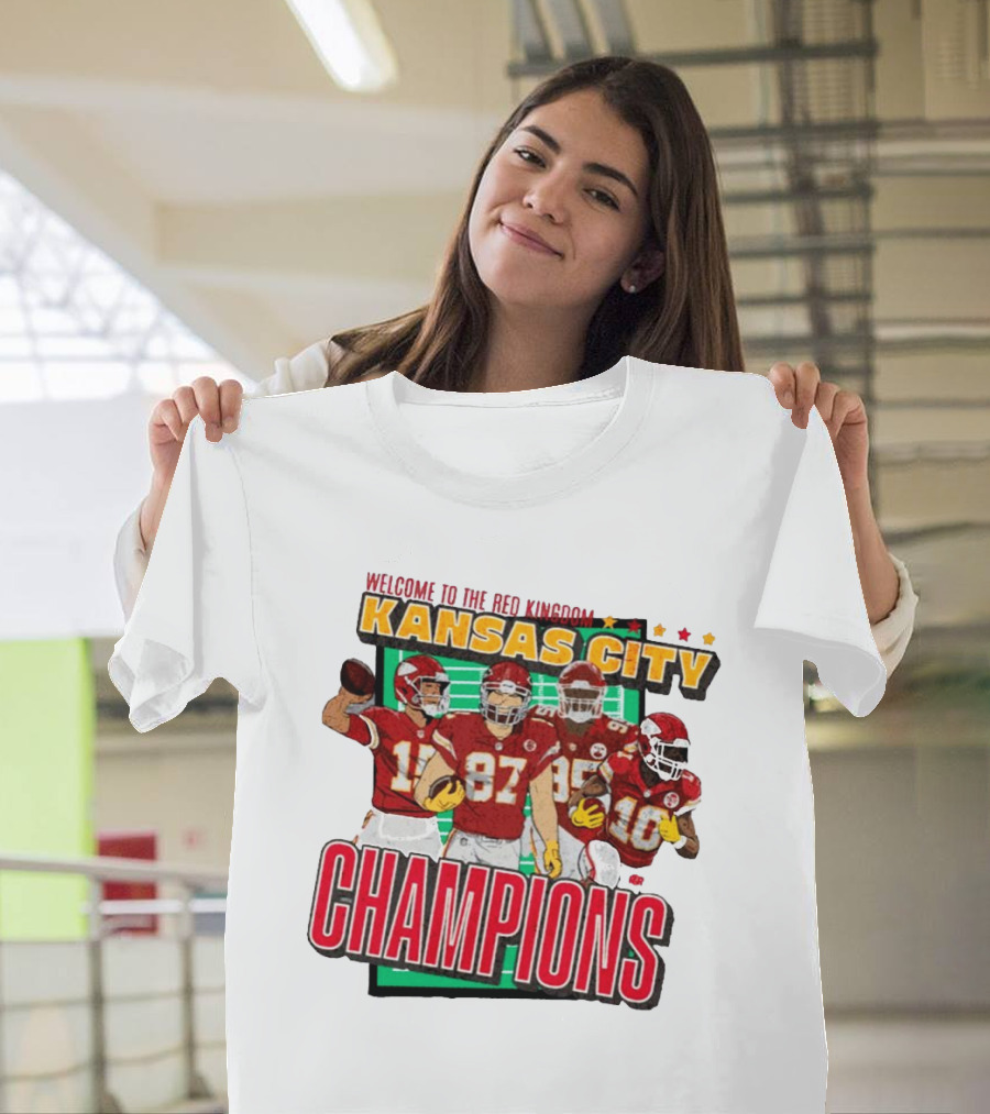 Welcome to the Red Kingdom Kansas City Champions Vintage Players T-Shirt