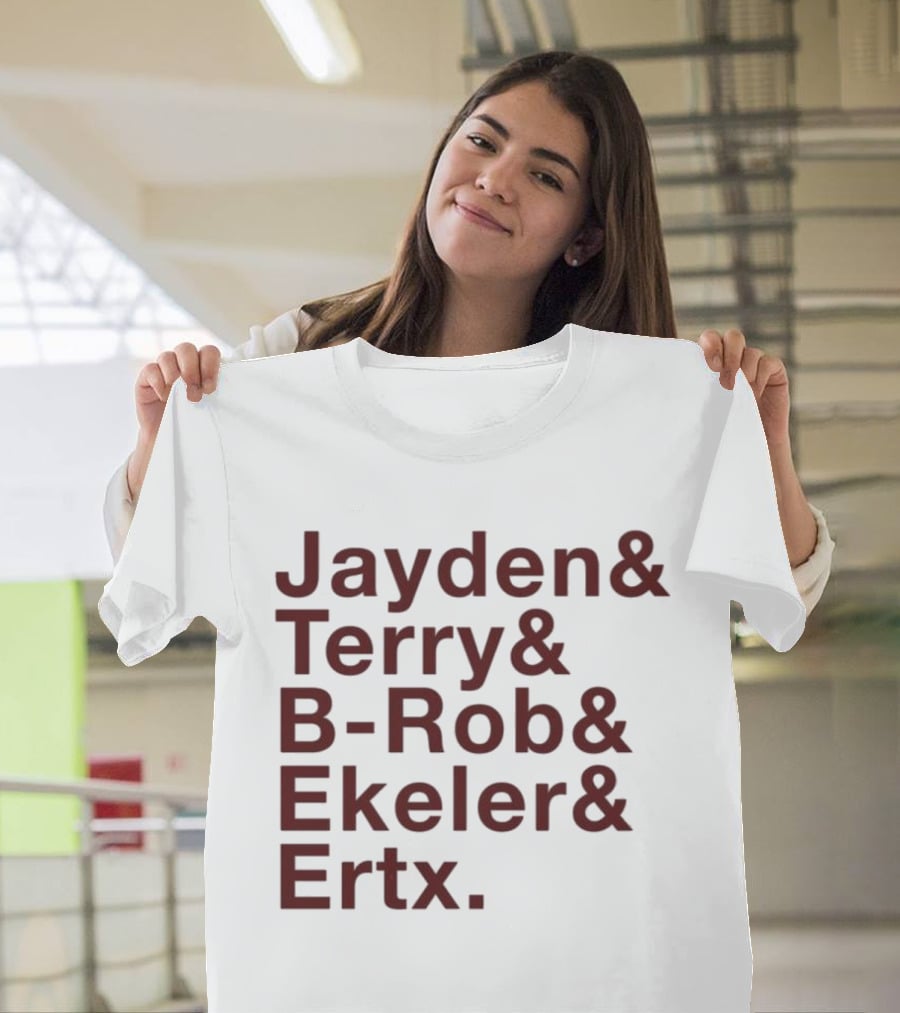 ``` Washington Ampersand Stars Jayden Terry B-Rob Ekeler Ertz ``` T-Shirt