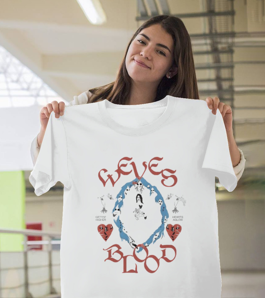 Weyes Blood Gettin Higher Hearts Aglow Icon T-Shirt