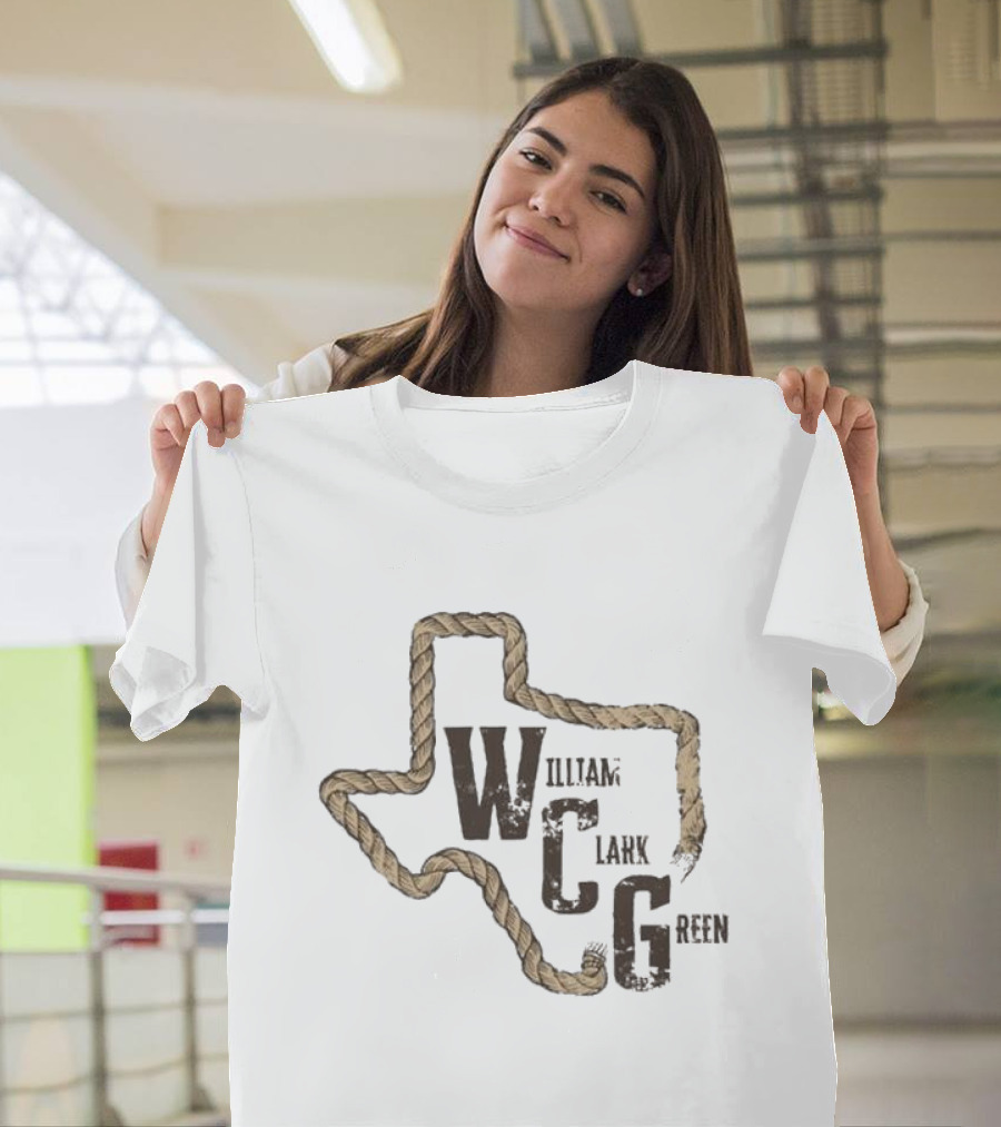 William Clark Green WCG Texas Rope Outline T-Shirt