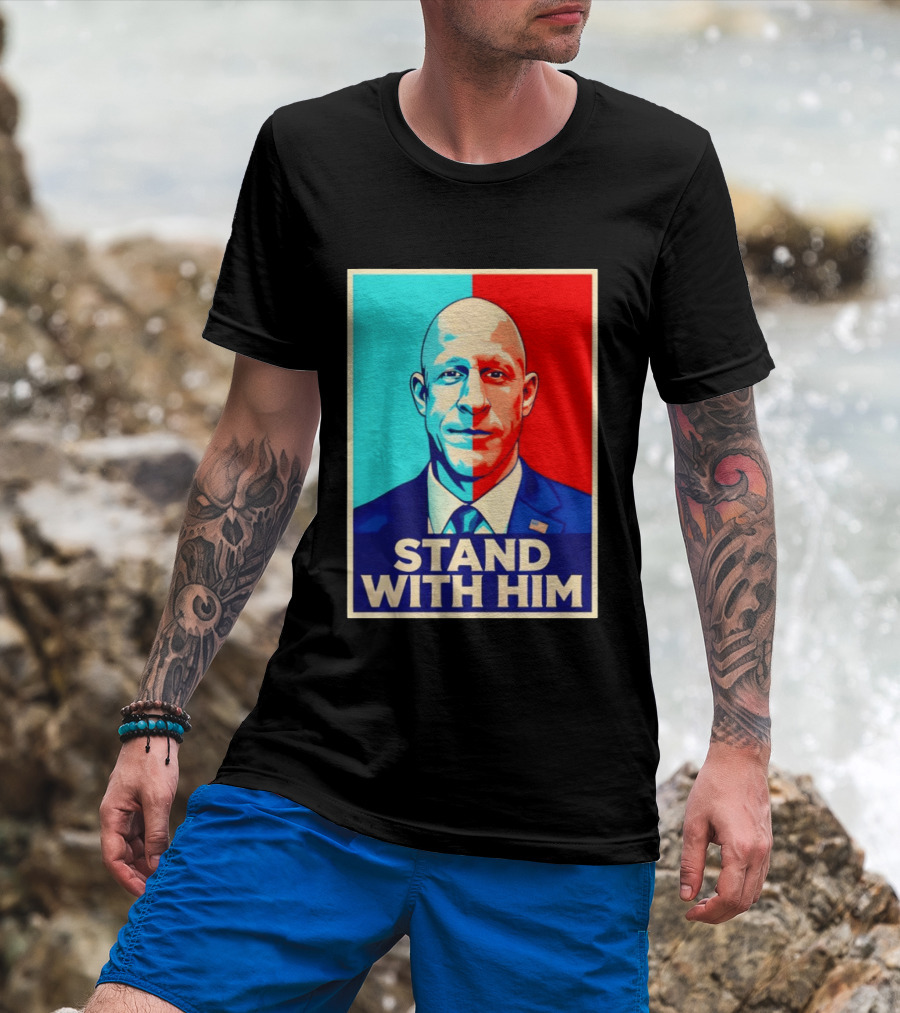 Stand With Him Brian McGinnis Hope Style Supporting Israel T-Shirt