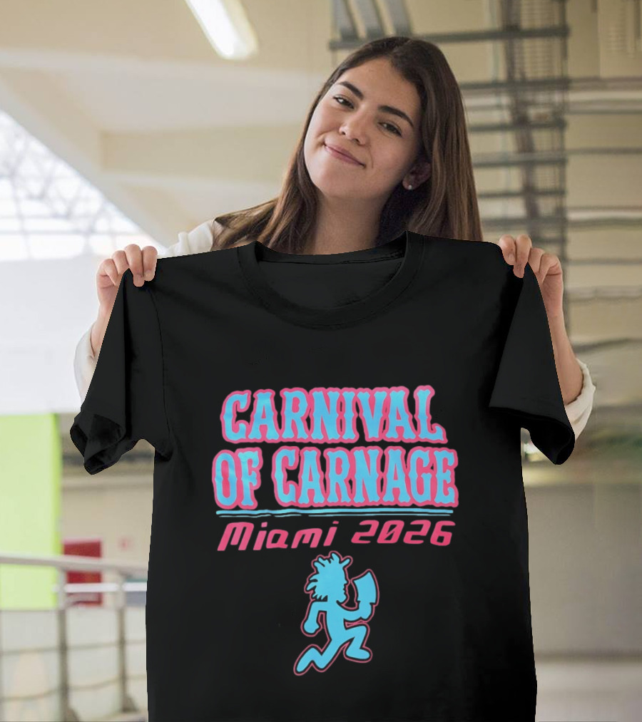 Carnival Of Carnage Miami 2026 Hatchet Man T-Shirt
