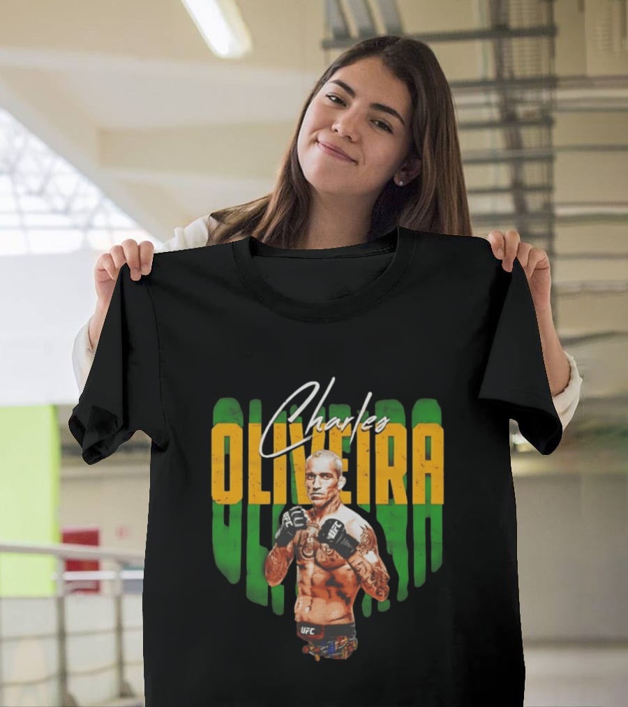 Charles Oliveira UFC Fighter Signature Pose T-Shirt