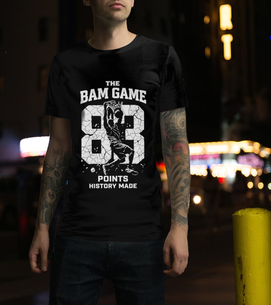 Bam Adebayo Miami Heat The Bam Game 83 Points History Made T-Shirt