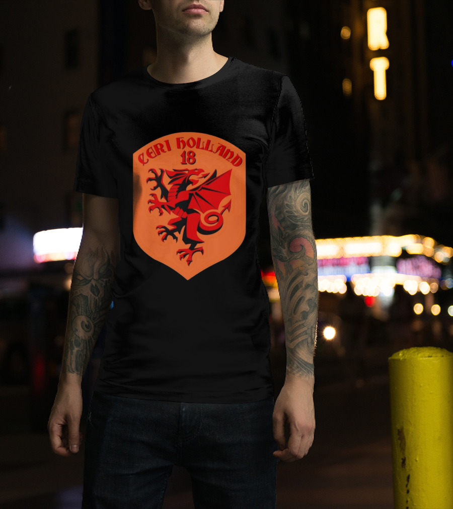 Ceri Holland 18 Red Dragon T-Shirt
