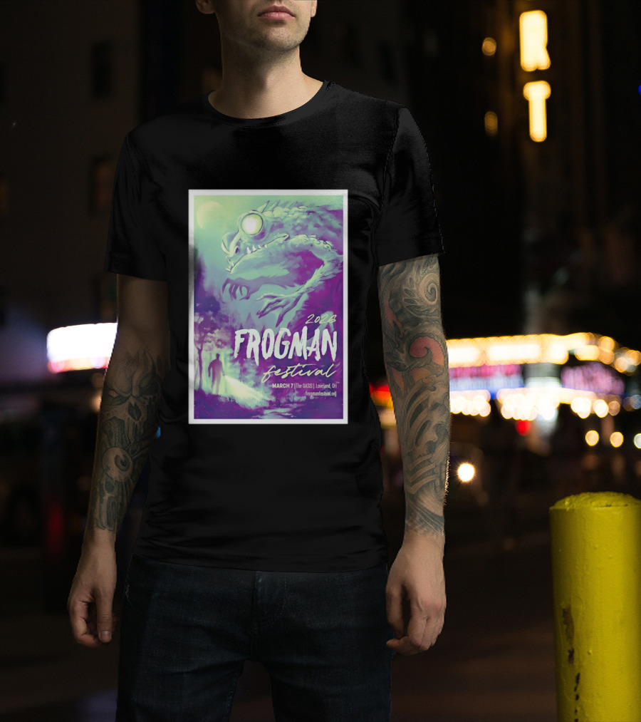 2026 Frogman Festival Loveland OH March 7 At The Oasis T-Shirt