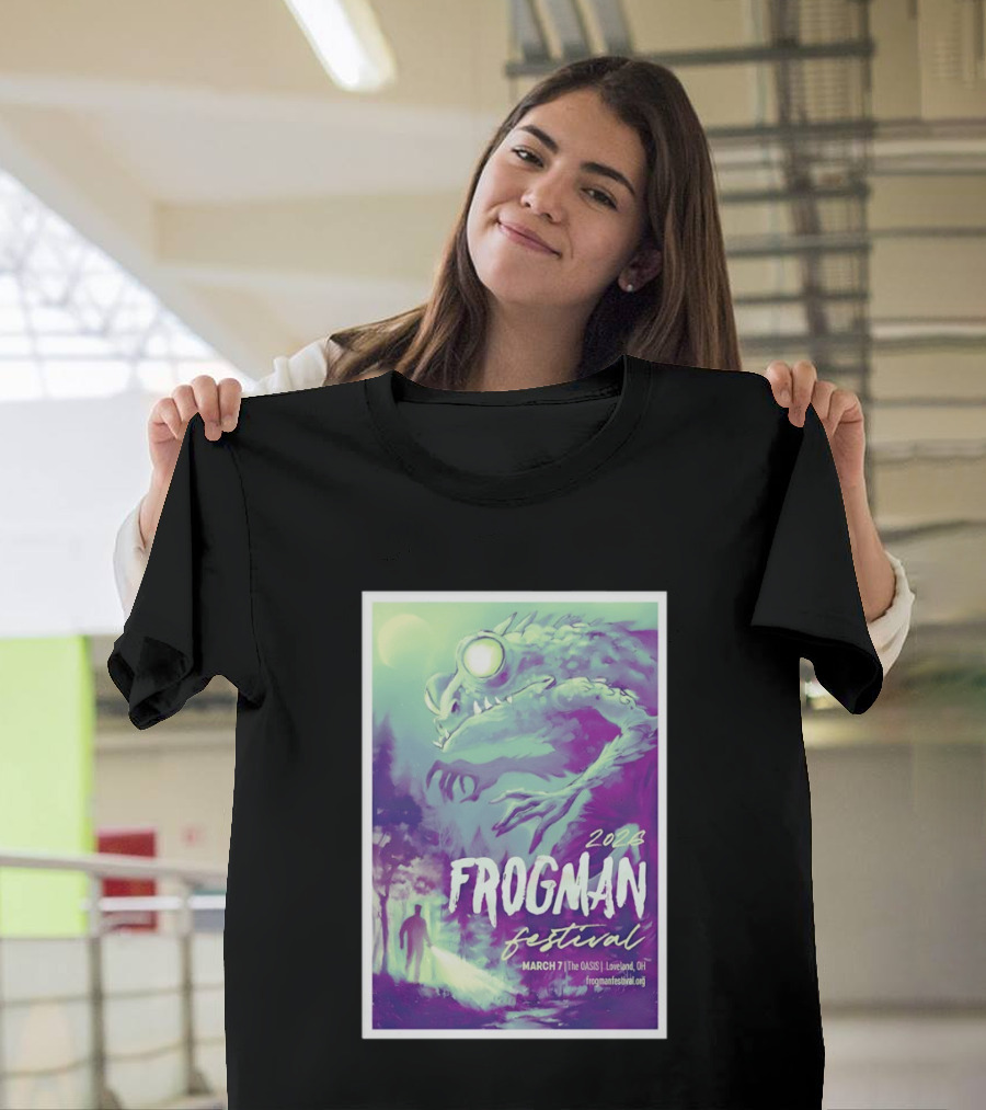 2026 Frogman Festival Loveland OH March 7 At The Oasis T-Shirt