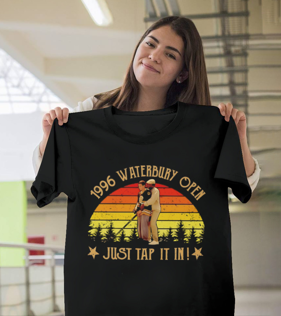 1996 Waterbury Open Just Tap It In Sunset T-Shirt