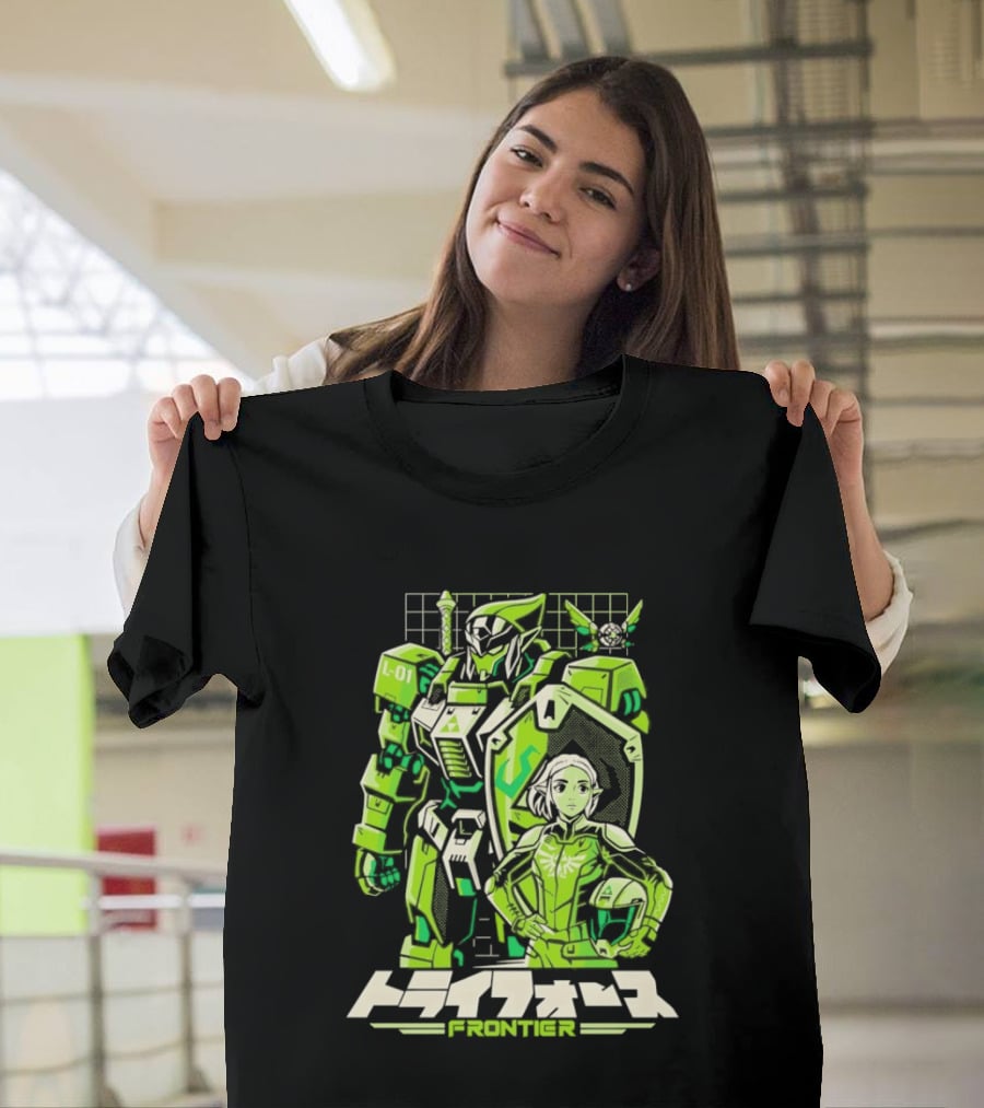 Hylian Mecha Triad Frontier Triforce L 01 Japanese T-Shirt