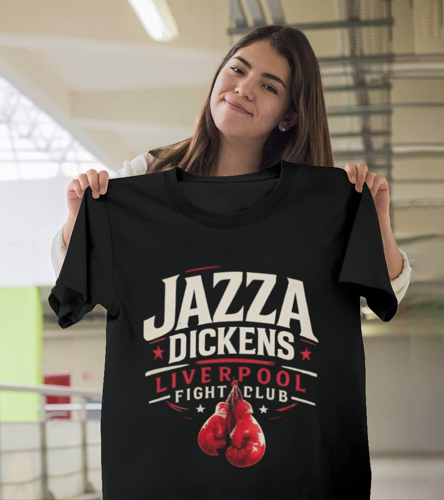 Jazza Dickens Liverpool Fight Club Boxing Gloves T-Shirt