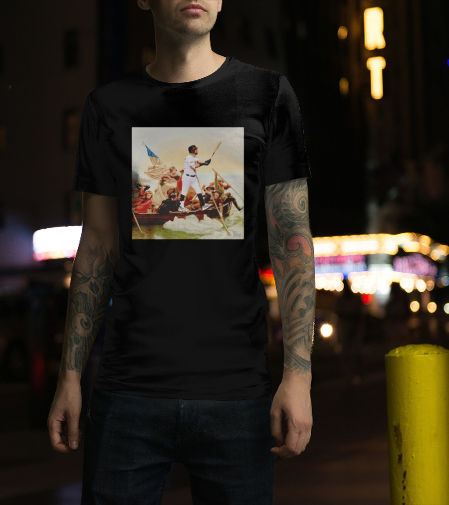 Kyle Schwarber USA Baseball Team Washington Crossing The Delaware T-Shirt