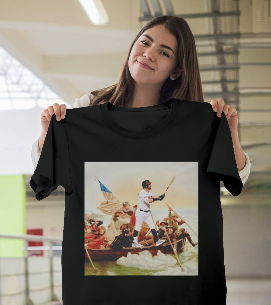 Kyle Schwarber USA Baseball Team Washington Crossing The Delaware T-Shirt