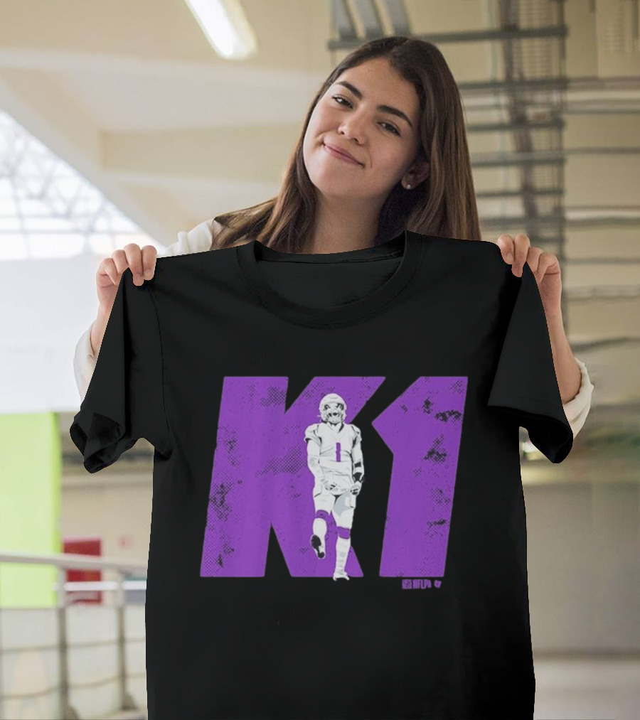 Kyler Murray K1 Purple Football Minnesota Player T-Shirt