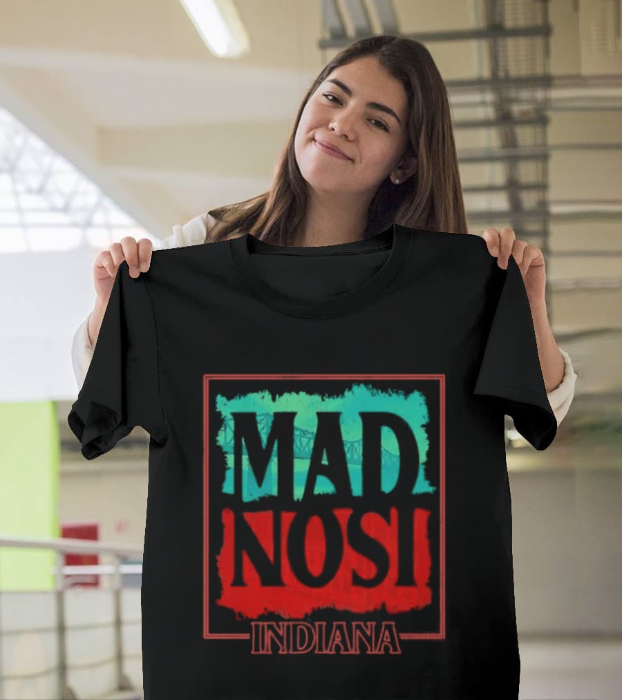 Madison Indiana Bridge Building Stranger Things T-Shirt