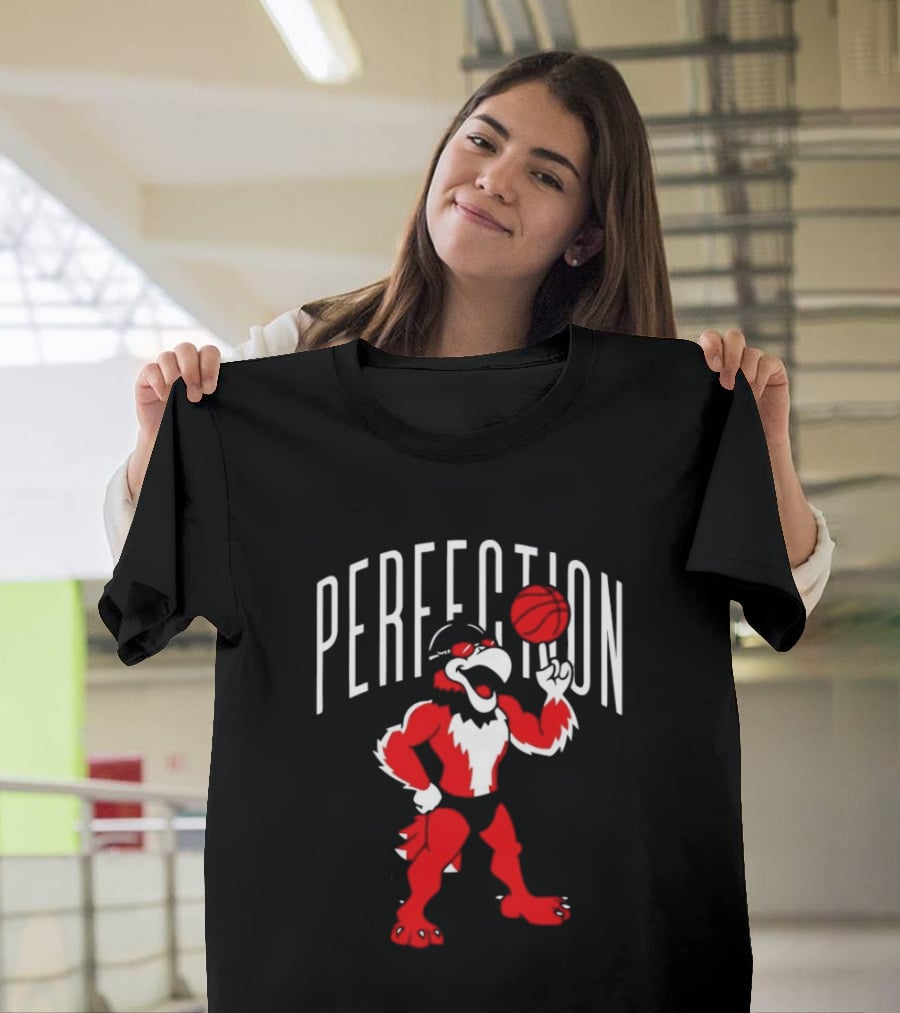 Miami RedHawks Perfection Basketball Bird T-Shirt
