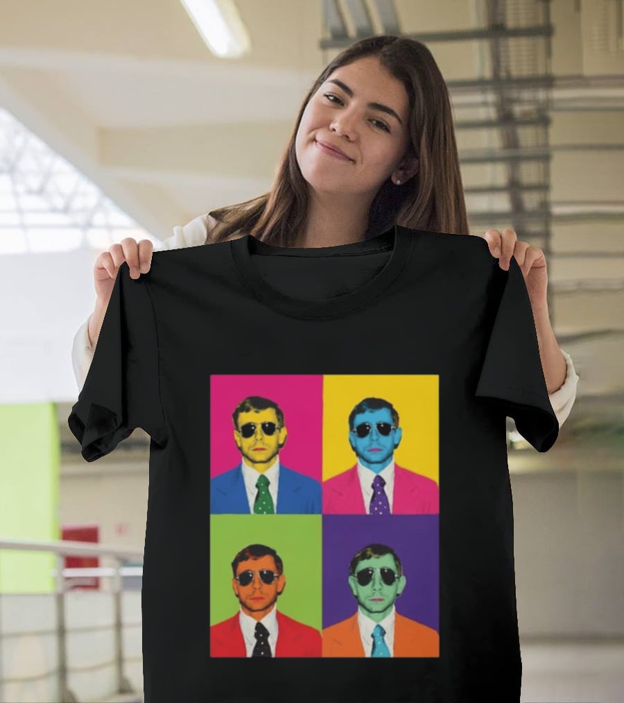 Mike Vining Pop Art Style Multicolor T-Shirt